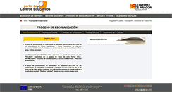 Desktop Screenshot of admision.centroseducativosaragon.es