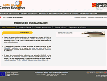 Tablet Screenshot of admision.centroseducativosaragon.es